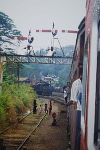 Gantry of Sri Lanka semaphore signals