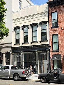 The Golden Era Building (1852) is a landmark in the Jackson Square Historic District