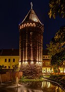 Siebenteufelsturm bei Nacht