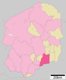 Location of Mooka in Tochigi Prefecture