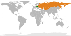 Haritada gösterilen yerlerde Poland ve Soviet Union