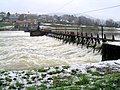 Nadelwehr in der Maas bei Revin