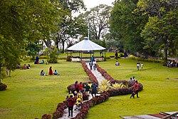 Park adjacent to Osman Sagar at Gandipet