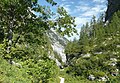 Das obere Ende der Saugasse mit dem Zugang zum ehemaligen Weidegebiet der Oberlahneralm