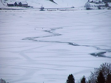 Gefrorener Sihlsee (2009)