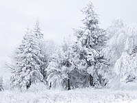 Die Schipka-Pass (Bulgarien) in Winterdai