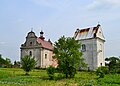 Kostel of the Holy Trinity (1412) with bell tower (1764), complex