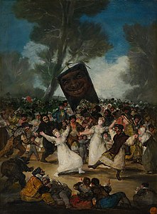 L'Enterrement de la sardine, Francisco de Goya.