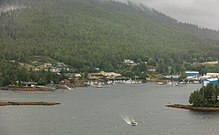 Vista aérea de los alrededores.