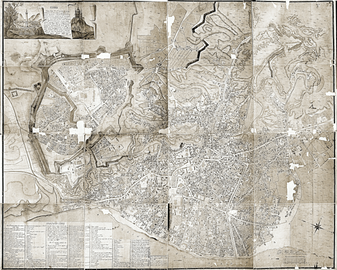 Andrei Iwanowitsch Melenski, Stadtarchitekt von Kiew: Stadtplan von Kiew, 1803