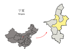 吴忠市在宁夏回族自治区的地理位置