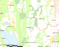 Cesanum (Francia): situs