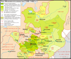 Рост Московского княжества в 1300—1462 годах