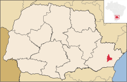 Location of Morretes in Paraná