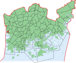 Position of Talinranta within Helsinki