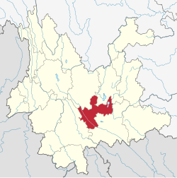玉溪市在云南省的地理位置