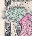 Image 221860 map of Russian America (from History of Alaska)