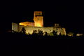 La rocca, di notte