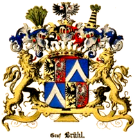 Wappen der Grafen von Brühl von 1773