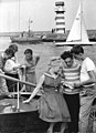 Sailing in Warnemünde.