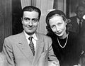 Dinu și Madeleine Lipatti la Besançon (Franța) (16 septembrie 1950)