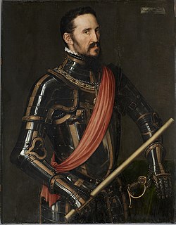 Duko de Alva, pentrita de Antonio Moro, 1549