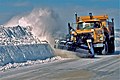 Snowplow near Toronto, Ontario, Canada.