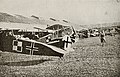 Niemieckie Fokkery D.VII z szachownicami zdobyte przez Francuzów. Szachownice o nieznanych kolorach to indywidualne oznaczenia niemieckiego pilota, niemające związku z Polską