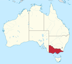 維多利亞州在澳大利亞的位置 其他澳大利亞州份與領地