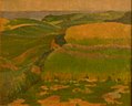Paul Sérusier : Les blés verts (huile sur toile, 4e quart du XIXe, musée des beaux-arts de Brest).