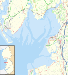 Canal Foot is located in Morecambe Bay