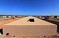 Le mémorial du Camp de Rivesaltes vu de l'extérieur.