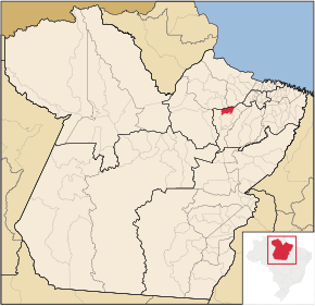Kart over Limoeiro do Ajuru