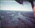 Aerial view of Quetico Provincial Park, 1958