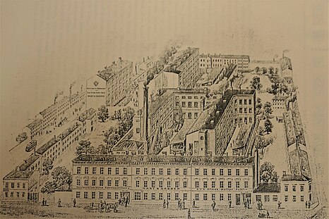 Rast & Gasser (Nähmaschinen- und Waffenfabrik um 1900) Wien, Lobenhauerngasse 13–15