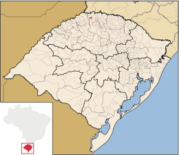 Taquaruçu do Sul – Mappa