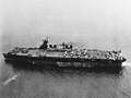 Leichter Flugzeugträger USS Independence (CVL-22) auf dem Rumpf der Cleveland-Klasse