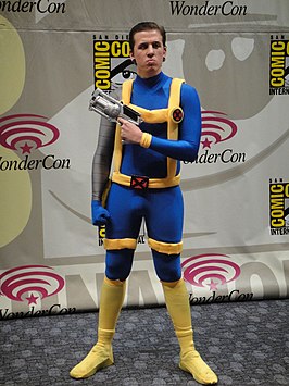 Cosplayer als Cable tijdens WonderCon 2011.