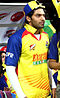 Arya viewing CCL match, India