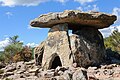 Dolmen v Soumont (Languedoc, Francie)