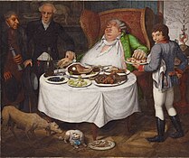 1804 Painting "Der Völler" by Georg Emanuel Opiz