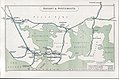 A 1910 Railway Clearing House map of lines around Bedhampton railway station