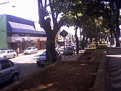 A rua José Paulínia