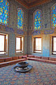 A room at Topkapı Palace, carpet with a small-pattern "Holbein" design