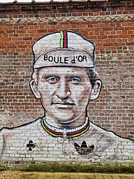 Mural of Freddy Maertens in Roeselare