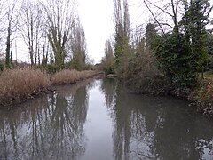 Etang de Tourvoie dans le parc des sports à Fresnes.