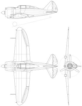 vue en plan de l’avion