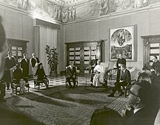 Recepción del papa Pablo VI el 16 de octubre de 1969.