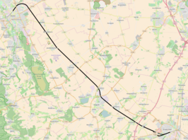 Spoorlijn Düren - Euskirchen op de kaart