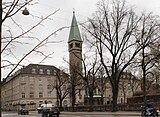 Auch vor der Christuskirche standen Hunderte.